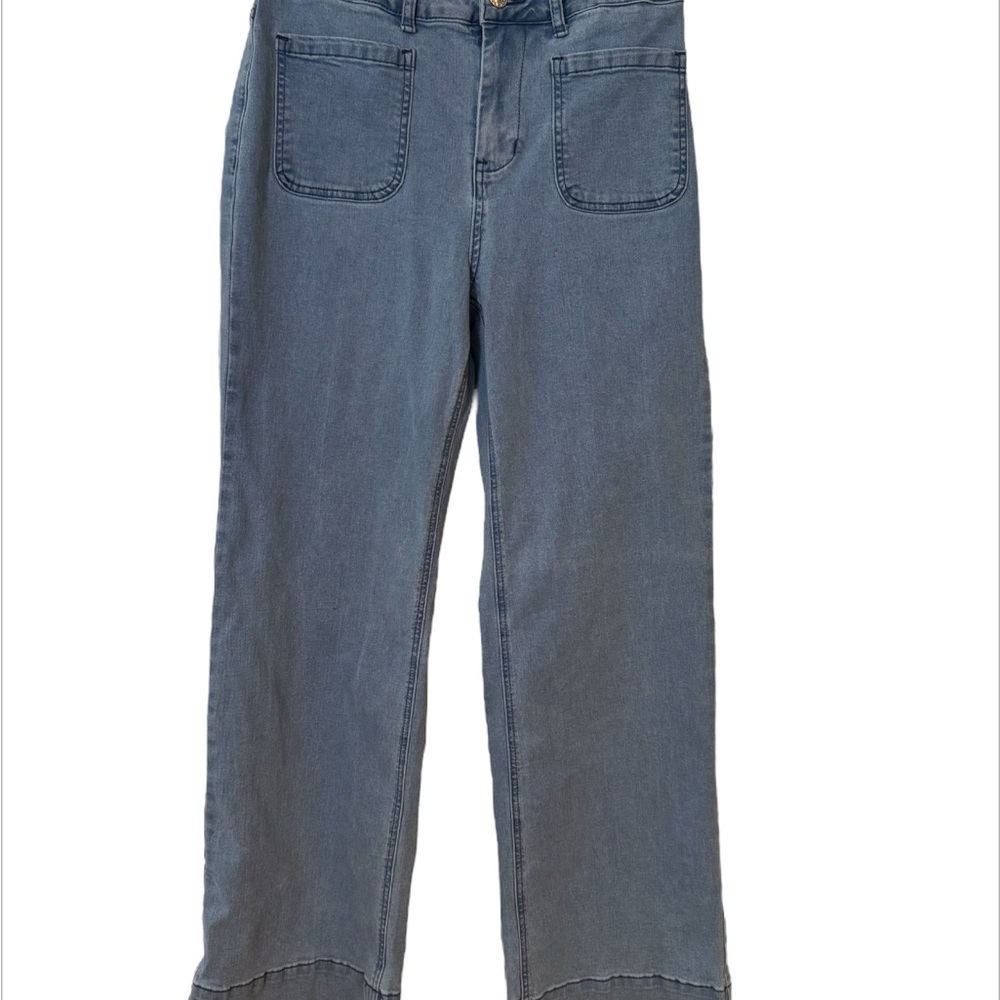 Amazon Women’s Wide-Leg Jeans – Size L Never Worn!